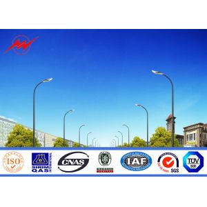 High Mast Square / Yard / Industrial Street Light Poles Conical Galvanized