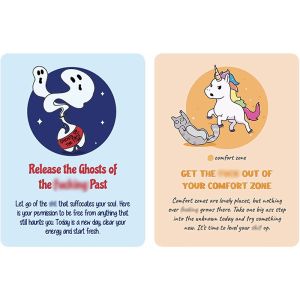 Recycled Deck Printing Positive Affirmation Educational Playing Cards Oem