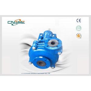 2 / 1.5 B - R Natural Rubber Lined Slurry Pumps For Rugged Tailings