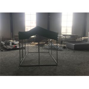 1.8mx2mx3m OD32mm pre-galvanized tube mesh 50mm x 50mm chain link dog kennel