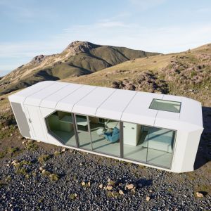 Modern Stylish Capsule House Hotel With Balcony Expandable Portable Luxury