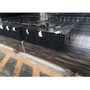 China BS EN10219 Galvanised Black Square Thin Wall Steel Pipe on sale