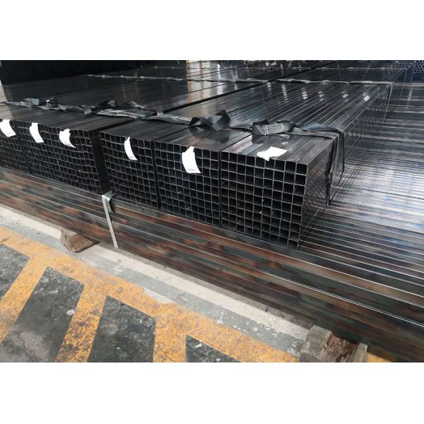Buy BS EN10219 Galvanised Black Square Thin Wall Steel Pipe at wholesale prices