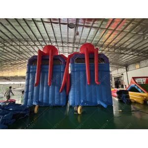 Sea World Theme Octopus Inflatable Pool Slide，Inflatable Slide For Pool Backyard