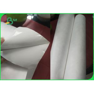 Waterproof Tearproof Label Paper Back Side Adhesive 43gsm Fiber Paper