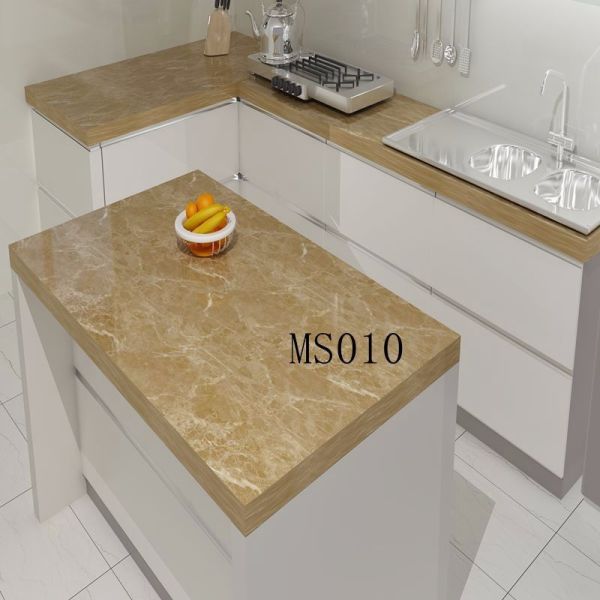 1.22m or 0.61m Width Size High Glossy Marbling PVC Wallpaper Adhesive Wall Stickers for Bathroom and Kitchen Marble Wallpaper