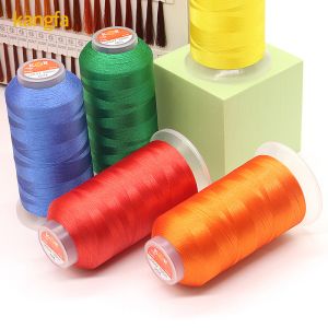Low Shrinkage Various Color Packs of Polyester Embroidery Thread 5000M for All