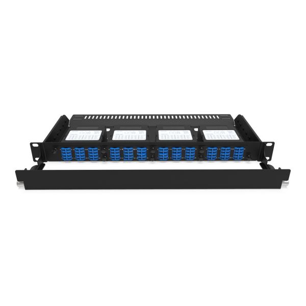 Rongbang RBTX-MP4PP04 1U 19" 4 Slots HD Modular Fixed Frame 96 LC Interface for Data Center Enterprise Network