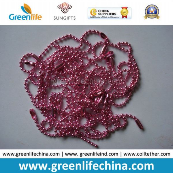 Buy Popular Pink Plated Color Fashionable Badge Accessory Chain for Gift at wholesale prices