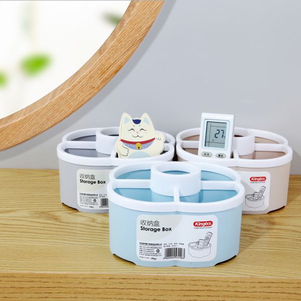 Buy Debris Sundries Portable Plastic Stationery Organiser Pen Holder at wholesale prices