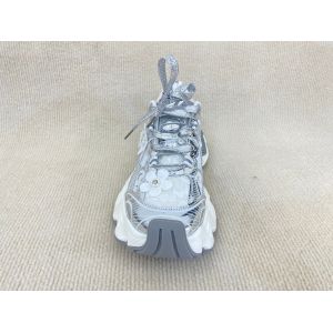 Heightening Silver Casual Sneakers Thick Bottom Soft Comfortable Trainers