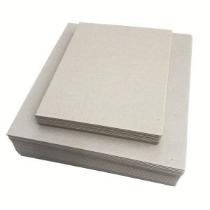 Custom printed core hard grey paperboard: Thick cardboard sheets of superior