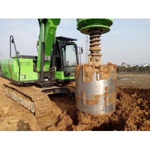 Max. torque 50kN.m Hydraulic Piling Rig TYSIM KR50A Foundation Drilling Rigs Max