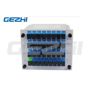 SC APC 1X32 FTTH Fiber Optical Splitter Insertion Type Card PLC Splitter LGX