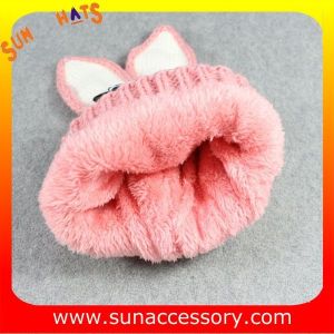 AK17023 Sun Accessory customized baby knitted beanie caps and hats with rabbit