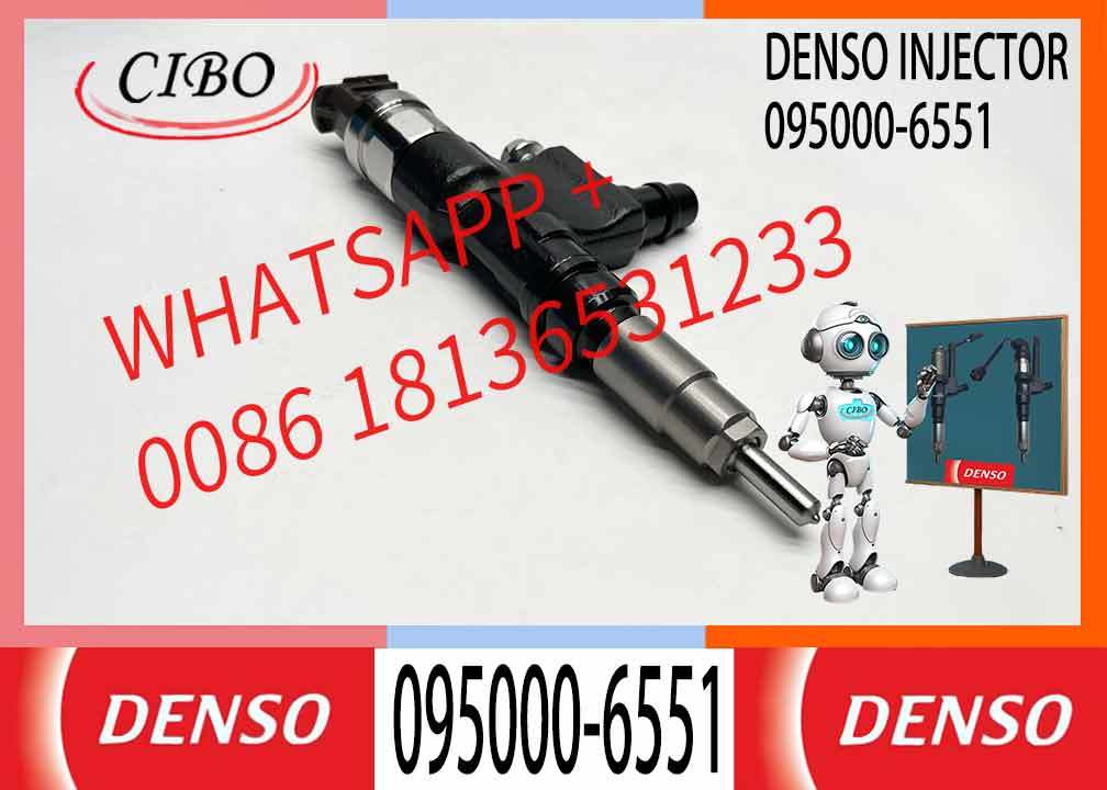 Diesel Fuel Common Rail Injector 095000-6551 095000-6550 23670-E0190 for HINO 300 N04C-TY DUTRO 4.0D