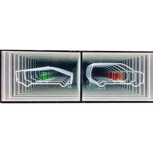 Customized Infinity Mirror Display Case for Night Club Supplies Voltage DC12V