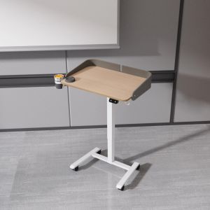 Quality Rolling Standing Desk Powered By Battery Pack Middle Mounted for sale