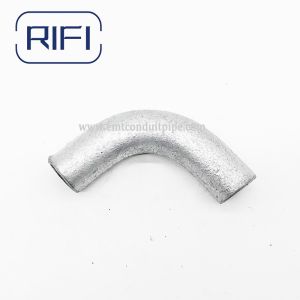 20mm 25mm Solid Elbow GI Conduit Fittings Electrical Conduit System With