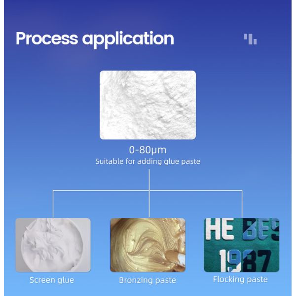 80um 170um PA Hot Melt Adhesive Powder Washing Resistance 60 Degree