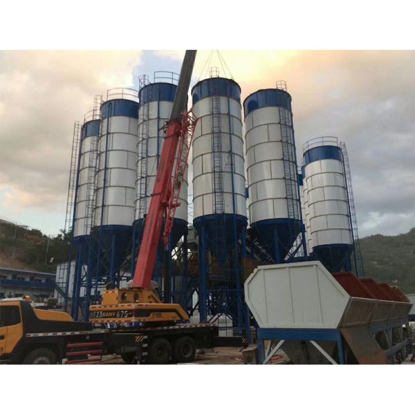 Buy Sheet Assembled Sand 200t 11.5m Batching Plant Cement Silo at wholesale prices