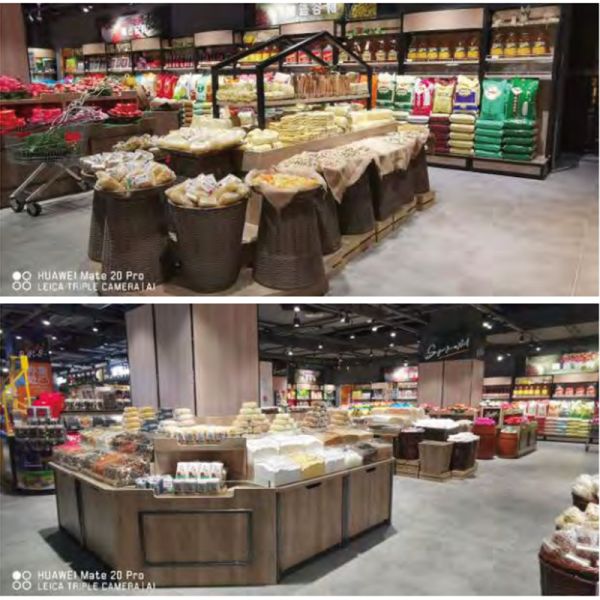 Powder Coating Fruit And Vegetable Rack For Shop ODM ISO 9001