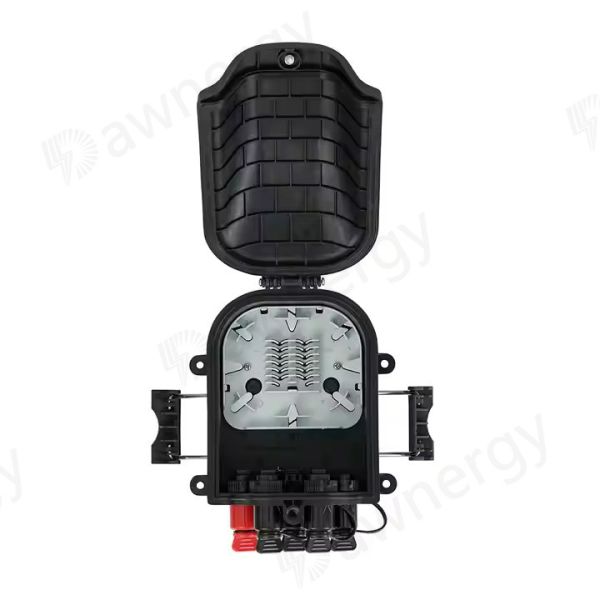 Buy 24 Core Fiber Optic Distribution Box Black PC ABS/ABS Box IP68 Multimode Splitter Box at wholesale prices