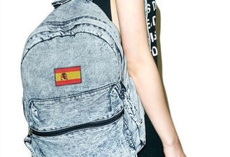 Environmental Friendly Sew On Spain Country Flag Patches 6.2cm Height