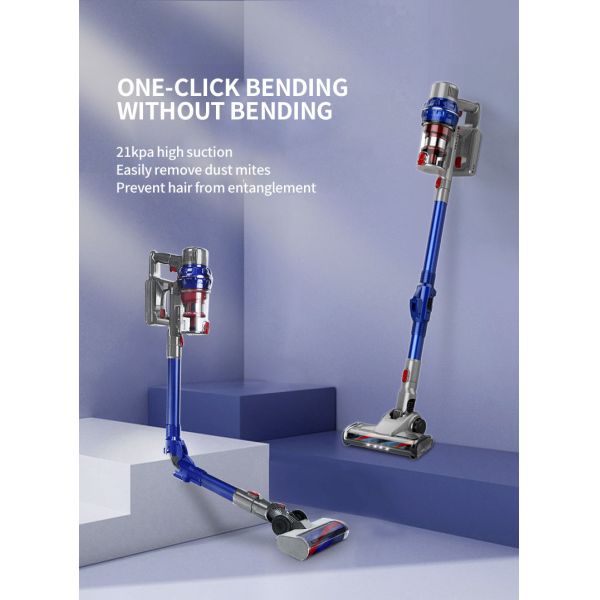 12000PA Cordless Handheld Vacuum Cleaner 380W 21KPA With Adjustable Suction Power