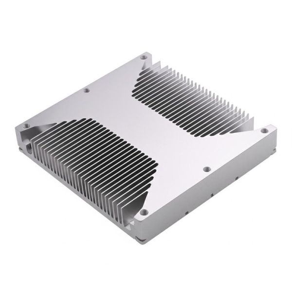 High Thermal Conductivity Skived Fin Heat Sink Aluminum Construction Featuring