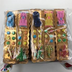 Special Design Compressed Candy Packed With Car Airplane Toys