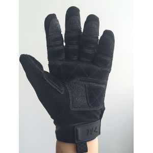 Tactical Gloves With Cowhide Palm Surface Black Leather 2xl