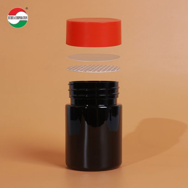 Food Grade PET Plastic Bottle Plastic Jar For Pet Nutrition Vitamins With Screw Cap