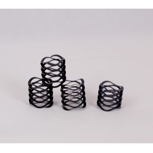 Flat Wire Valve Multi Wave Springs Carbon / Stainless Steel Material