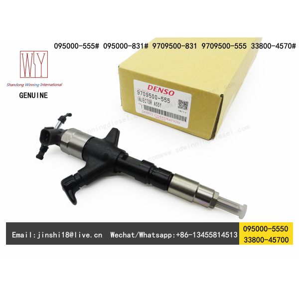 DENSO GENUINE AND BRAND NEW DIESEL FUEL INJECTOR 095000-5550, 33800-45700, 095000-8310 FOR HYUNDAI MIGHTY COUNTY HD78 3.