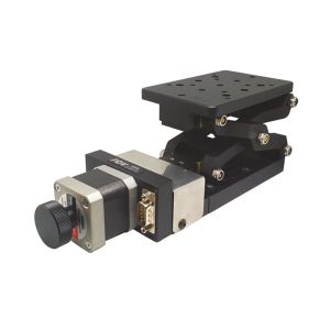 Scissor Type Motorized Lab Jack Optical Sliding Lift 15mm Stroke