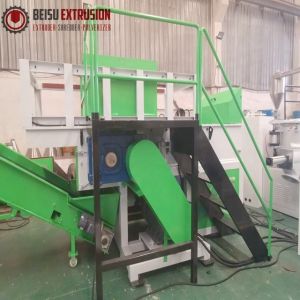 Super Plc Rotary Blade 500kg/H Plastic Shredder Machine