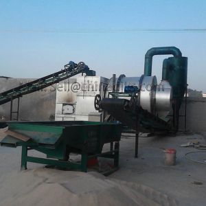 25t/H Sand Rotary Three Drum Dryer 15Kw For Solid Materials