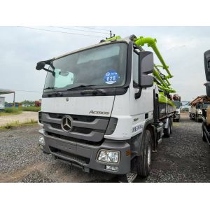 Used Zoomlion 49m Concrete Pump Truck with Mercedes Benz Chassis