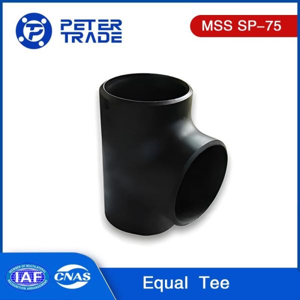 Buy MSS SP-75 Alloy Steel SCH80 WPHY Butt Welding Fittings Equal Tee for Pipe and Tube Connections at wholesale prices