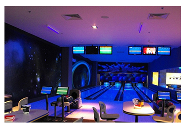 Custom Brunswick Bowling Machine With 24m Fitness Center And Excellent Bowling Ball