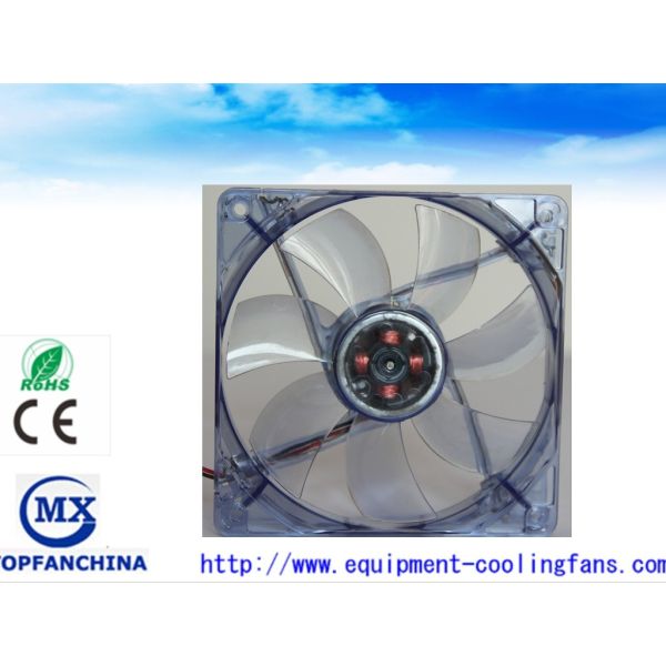 Buy Transparent Blue Computer Case Cooling Fans 12V DC Fan 120mm×120mm×25mm at wholesale prices