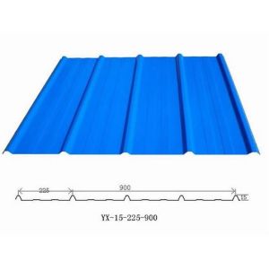 cheap building materials blue corrugated roof sheet 4000-840-0.476mm