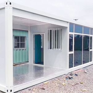Temporary Towable Folding Container Home Site Office For Construction