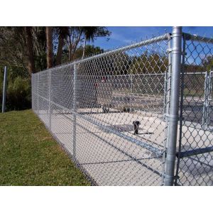50*50MM PVC Coated Galvanized Chain Link Fence Residential chain link fence