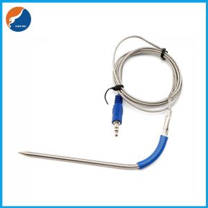 SUS304 Probe RTD 100K OHM BBQ Grill Temperature Sensor