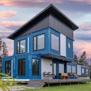 Cold Galvanizing Steel Modular Prefabricated House With Aluminum Window Fast