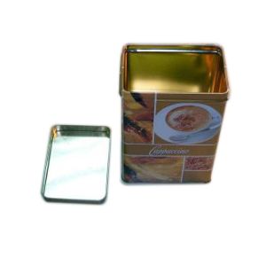 Personalized Printing Square Tin Can For Children's Food Biscuits Packaging Easy