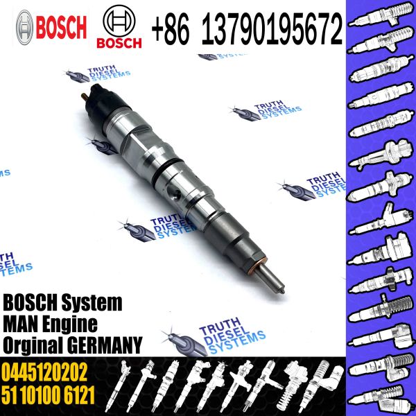 common rail injector 0445120202 51101006121 injector for MAN TGS, TGX diesel fuel injector nozzle 0445120202 51101006121