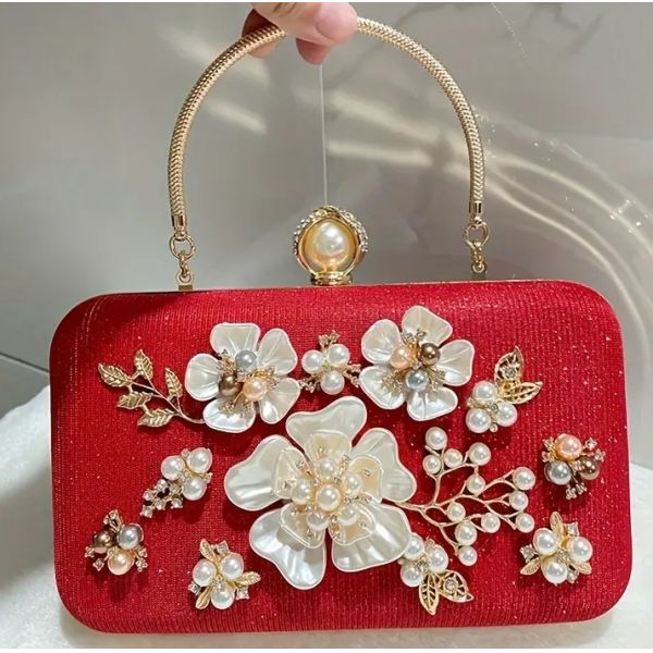 Buy Clutch Bag Flowers Pattern for Classic and Versatile Look at wholesale prices